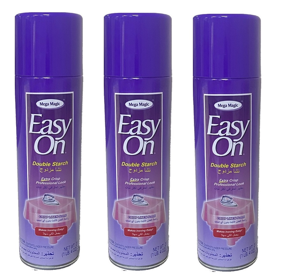 Easy-On Spray Starch For Easy Ironing - 567g